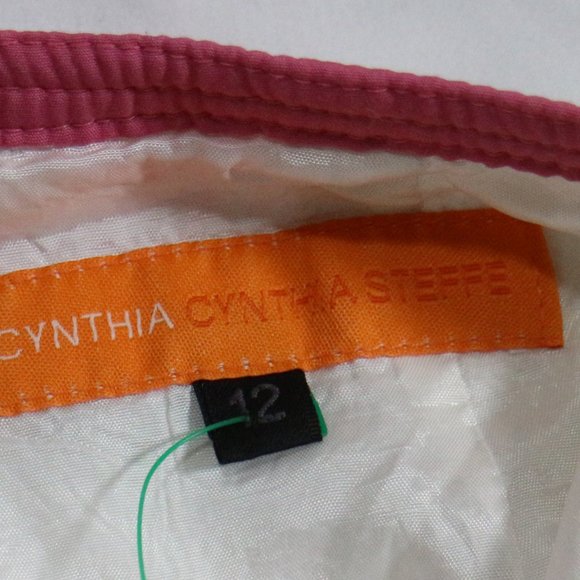 CYTHIA by CYNTHIA STEFFE Floral White/Pink Pencil Skirt Sz 12 - Picture 5 of 12